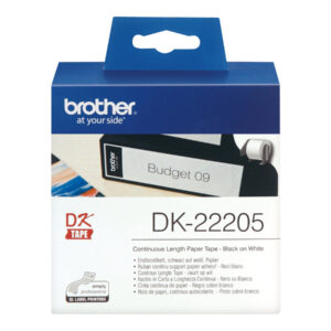 Brother DK-22205 - papel térmico - Rolo (6,2 cm x 30,5 m)
