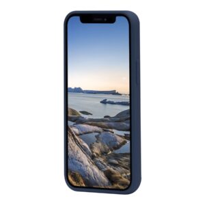 dbramante1928 Greenland - Tampa posterior para telemóvel - encaixe - 100% plástico reciclado - azul pacífico - para Apple iPhone 12, 12 Pro