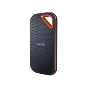 SanDisk Extreme PRO Portable V2 - SSD - encriptado - 1 TB - externa (portátil) - USB 3.2 Gen 2x2 (USB C conector) - 256-bits AES - para Intel Next Unit of Computing 13 Extreme Kit - NUC13RNGi7