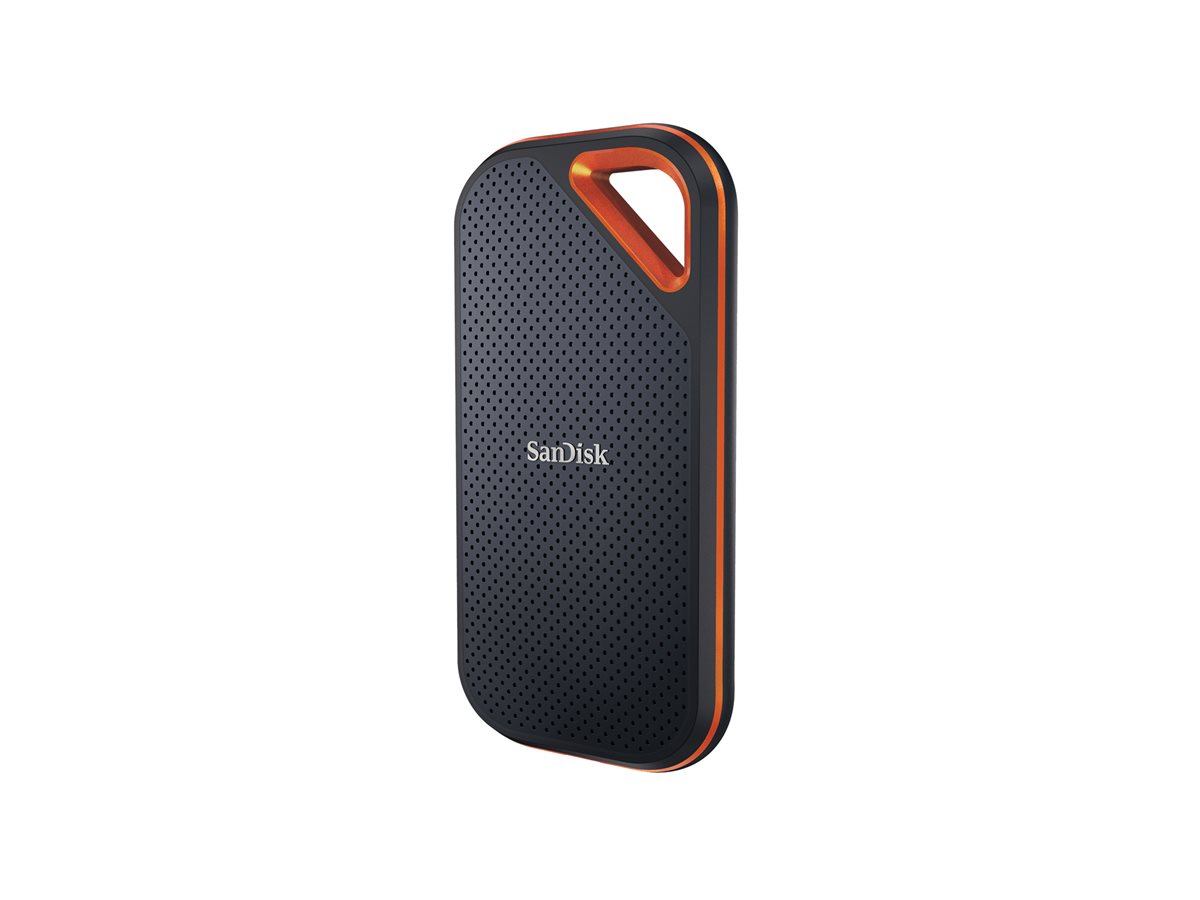 SanDisk Extreme PRO Portable V2 - SSD - encriptado - 1 TB - externa (portátil) - USB 3.2 Gen 2x2 (USB C conector) - 256-bits AES - para Intel Next Unit of Computing 13 Extreme Kit - NUC13RNGi7