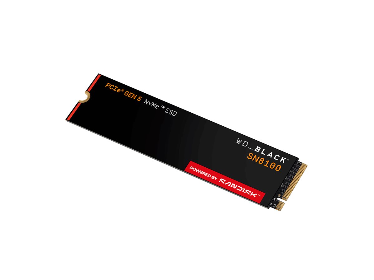WD Black SN8100 - SSD - 8 TB - interna - M.2 2280 - PCI Express 5.0 x4 (NVMe) - TCG Opal Encryption 2.02