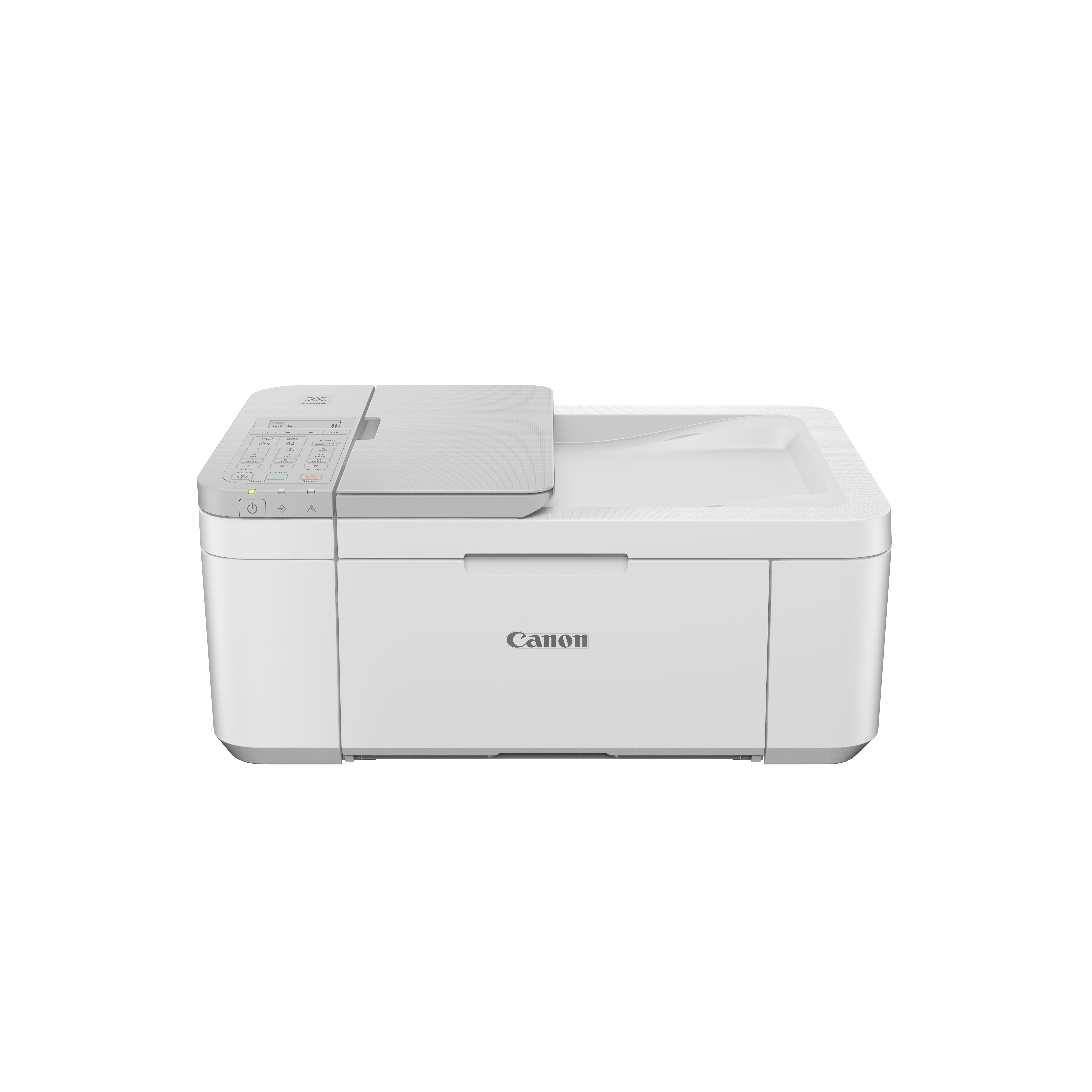 Canon PIXMA TR4756i - Impressora multi-funções - a cores - jacto de tinta - A4 (210 x 297 mm), Legal (216 x 356 mm) (original) - A4/Legal (media) - até 6.4 ppm (cópia) - até 8.8 ipm (impressão) - 120 folhas - 33.6 Kbps - USB 2.0, Wi-Fi(n) - branco