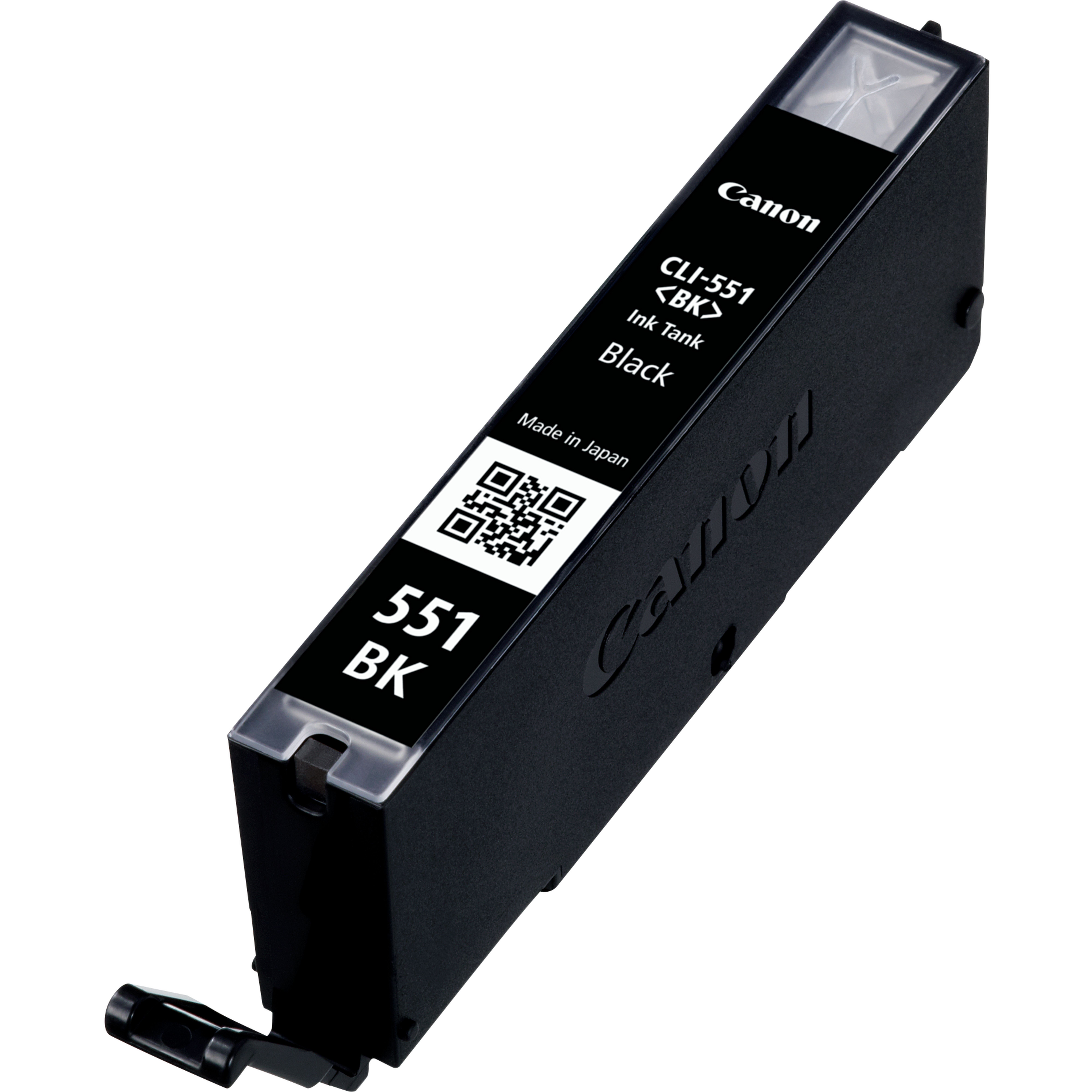 Canon CLI-551BK - 7 ml - preto - original - tanque de tinta - para PIXMA iP8750, iX6850, MG5550, MG5650, MG5655, MG6450, MG6650, MG7150, MG7550, MX725, MX925