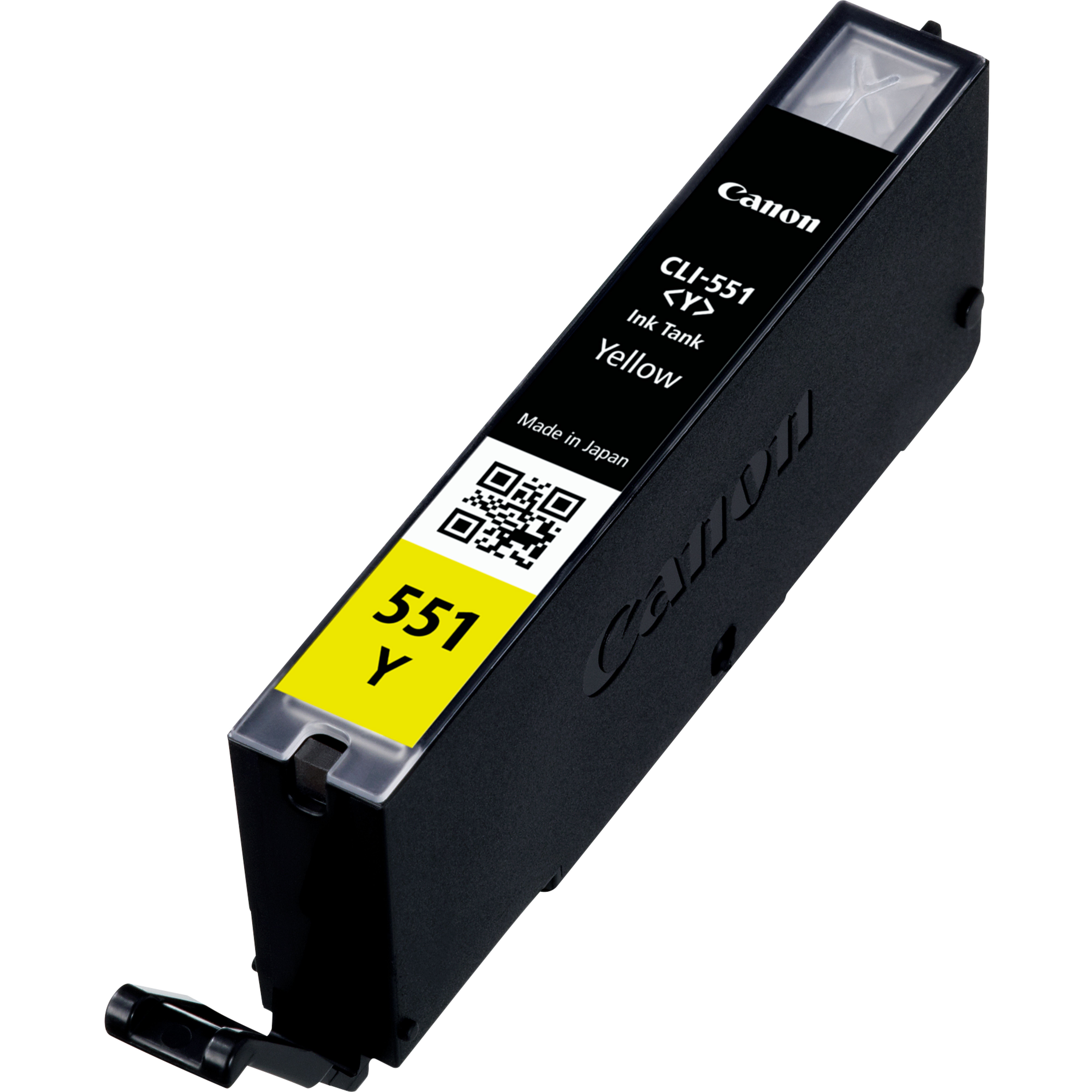 Canon CLI-551Y - 7 ml - amarelo - original - tanque de tinta - para PIXMA iP8750, iX6850, MG5550, MG5650, MG5655, MG6450, MG6650, MG7150, MG7550, MX725, MX925