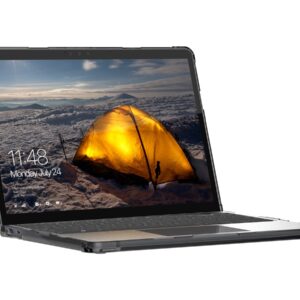 UAG Rugged Case for Microsoft Surface Laptop Go - Plyo Ice - Capa de notebook - preto - para Microsoft Surface Laptop Go