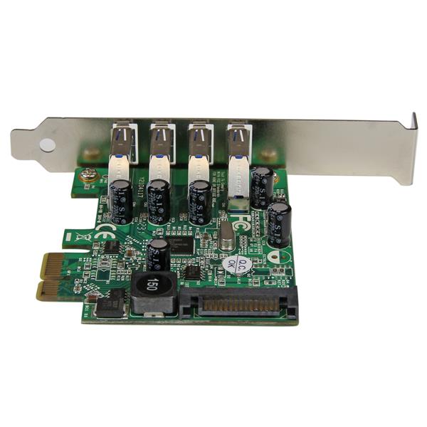 StarTech.com 4-Port PCI Express SuperSpeed USB 3.0 Controller Card with UASP - USB 3.0 Expansion Card with SATA Power (PEXUSB3S4V) - Adaptador USB - PCI Express x1 - USB 3.0 x 4 - para P/N: BNDTB10GI, BNDTB210GSFP, BNDTB410GSFP, BNDTB4M2E1, BNDTBUSB3 - Image 3
