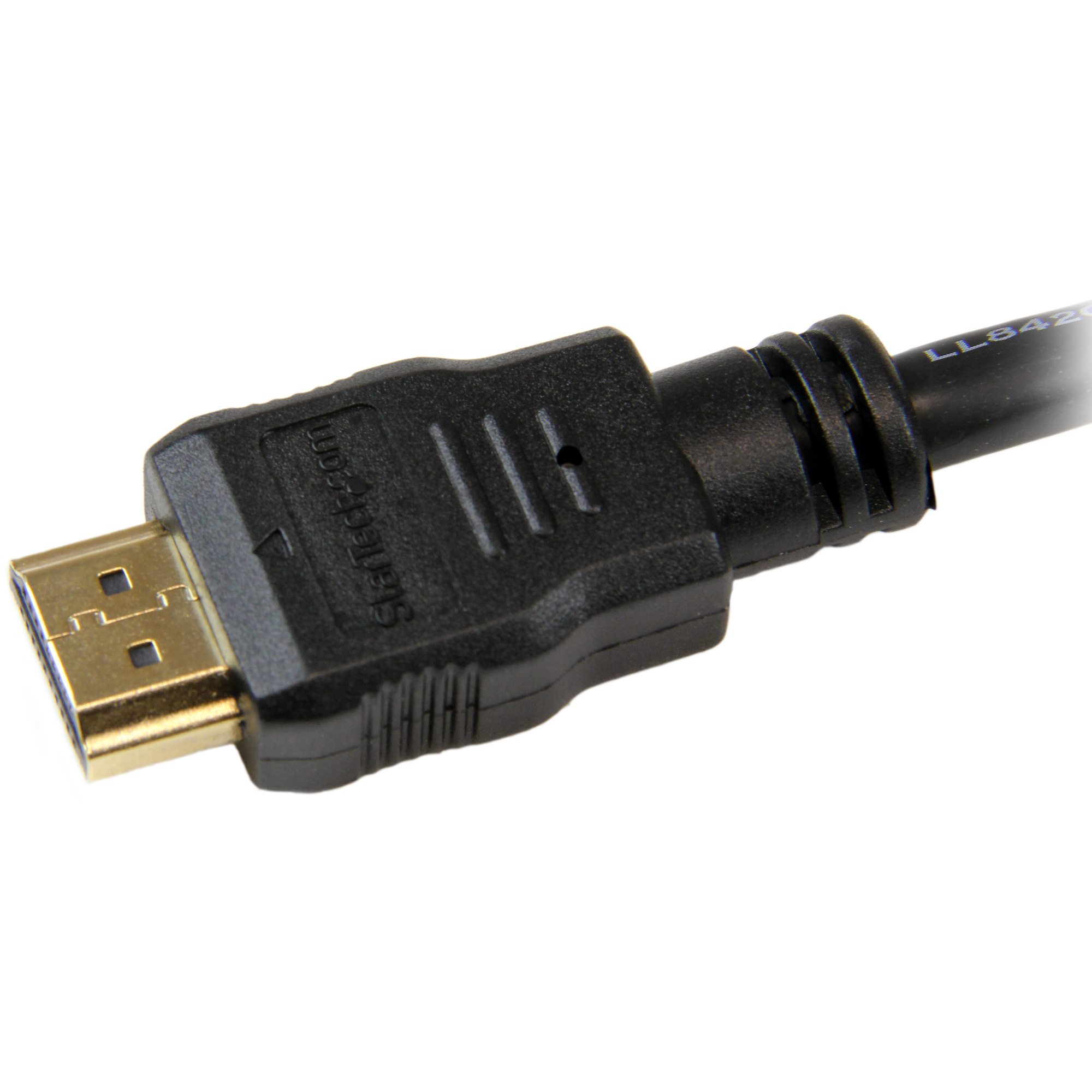 StarTech.com 2m 4K High Speed HDMI Cable - Gold Plated - UHD 4K x 2K - Premium HDMI Video Cable for Your TV, Monitor or Display (HDMM2M) - Cabo HDMI - HDMI macho para HDMI macho - 2 m - blindado - preto - para P/N: CDPVGDVHDBP, DK30CH2DPPDU, DK30CHDP - Image 4