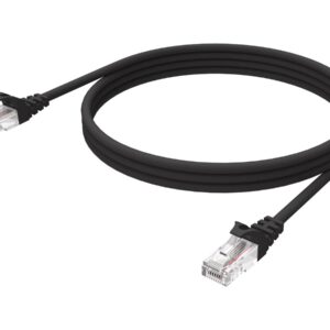 2 m CAT6 cable - RJ45 (m) to RJ45 (m) - stp shielded twisted pair - CAT 6a - 10 gbps - 24 awg - booted - black