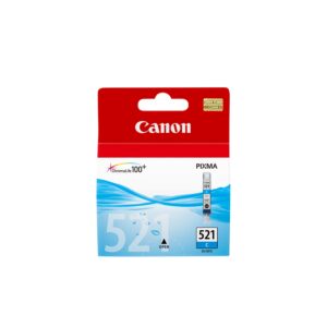 Canon CLI-521C - 9 ml - azul cyan - original - tanque de tinta - para PIXMA iP3600, iP4700, MP540, MP550, MP560, MP620, MP630, MP640, MP980, MP990, MX860, MX870