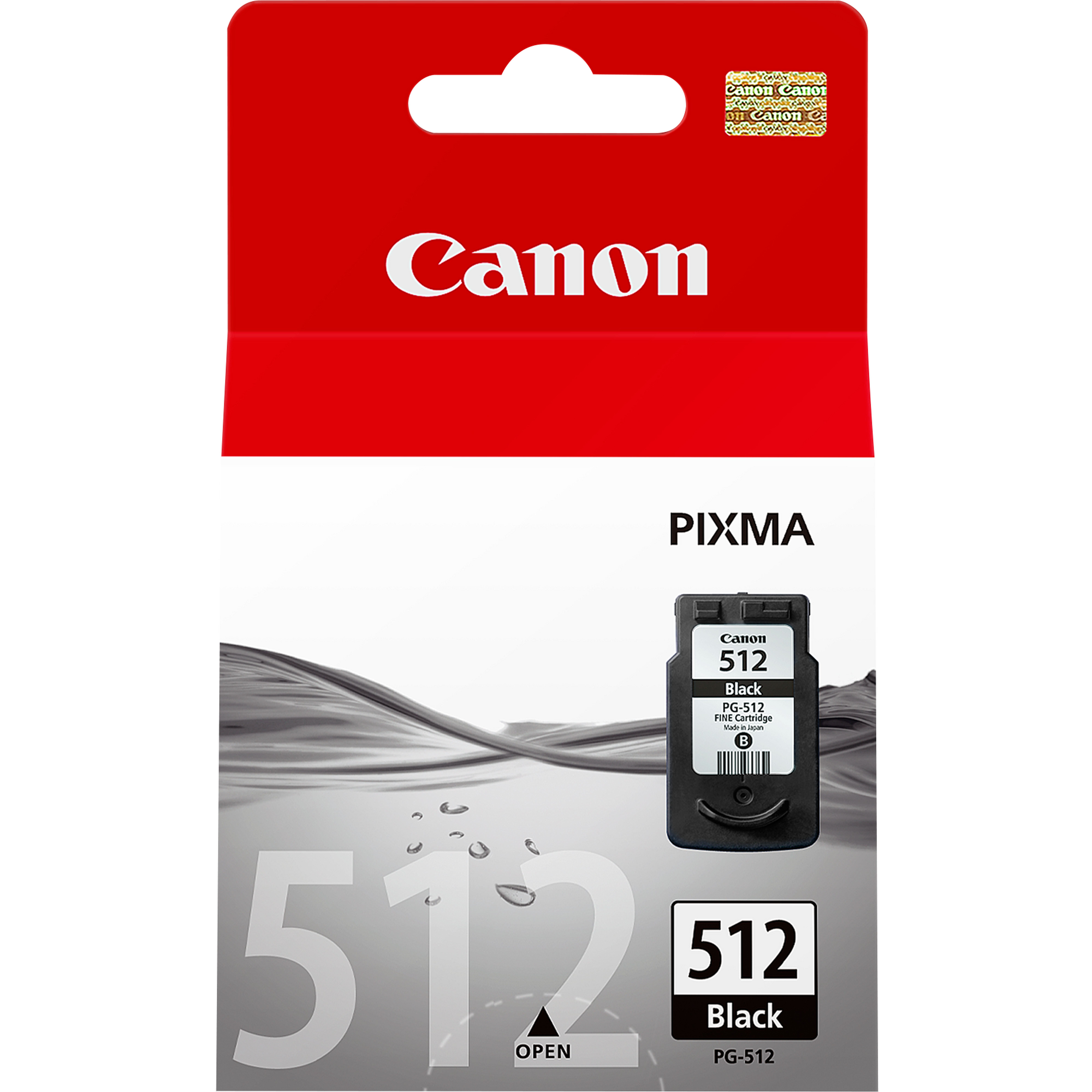 Canon PG-512 - 15 ml - preto - original - tinteiro - para PIXMA MP230, MP252, MP270, MP280, MP282, MP495, MP499, MX340, MX350, MX360, MX410, MX420