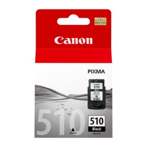 Canon PG-510 - 9 ml - preto - original - tinteiro - para PIXMA MP230, MP237, MP252, MP258, MP270, MP280, MP282, MP499, MX350, MX360, MX410, MX420