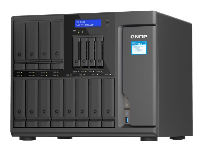 16-Bay NAS IntelAtomC5125 8GB DDR4 2.5Gb
