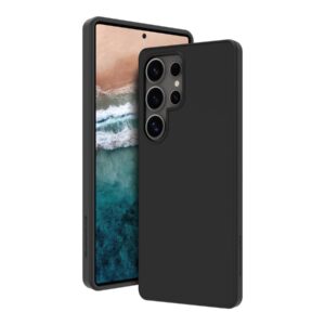 dbramante1928 Monaco - Tampa posterior para telemóvel - compatibilidade MagSafe - silicone, plástico - preto noite - para Samsung Galaxy S25 Ultra