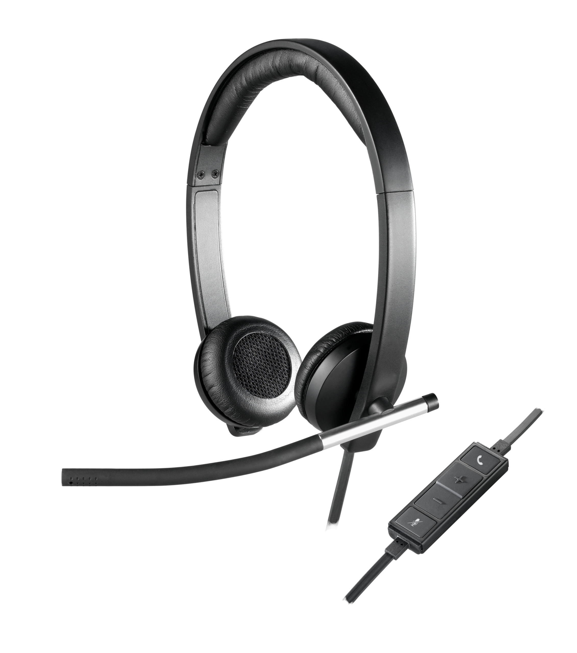 Logitech USB Headset Stereo H650e - Auscultadores - no ouvido - com cabo