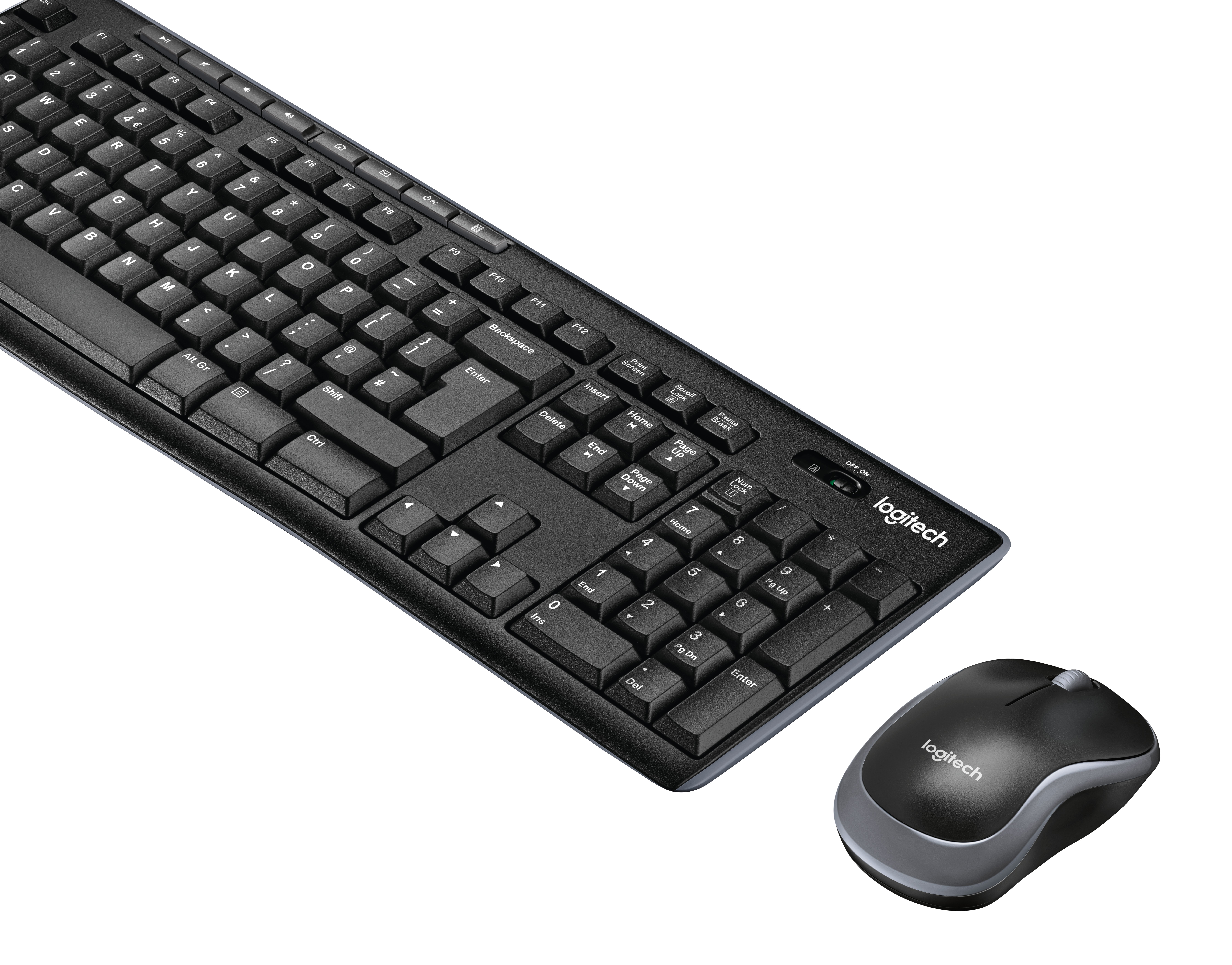 Logitech MK270 Wireless Combo - Conjunto de teclado e rato - sem fios - 2.4 GHz - Italiano - Image 4