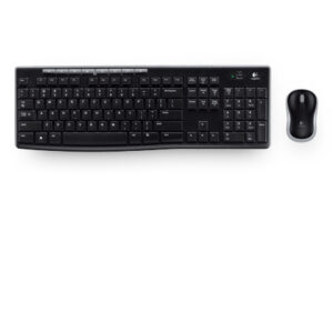 Logitech MK270 Wireless Combo - Conjunto de teclado e rato - sem fios - 2.4 GHz - Checo