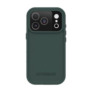 OtterBox FRE - Bolsa de protecção impermeável para telemóvel - compatibilidade MagSafe - plástico - sálvia (verde) - para Apple iPhone 17 Pro