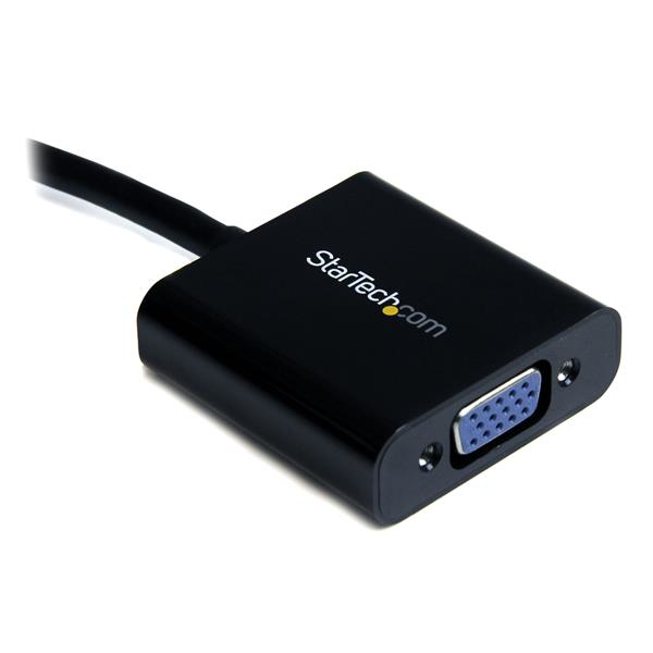 StarTech.com Micro HDMI® to VGA Adapter Converter for Smartphones / Ultrabook / Tablet - 1920x1080 - Micro HDMI Male to VGA Female (MCHD2VGAE2) - Conversor de vídeo - HDMI - VGA - preto - Image 3