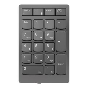 Lenovo Go Wireless Numeric Keypad - Teclado - sem fios - 2.4 GHz - interruptor: Chave-Tesoura - cinza temporal - retalho