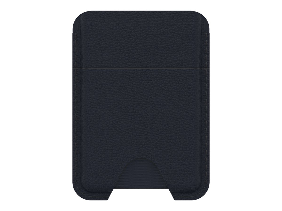 OtterBox Symmetry Series - Carteira para cartão de crédito - compatibilidade MagSafe - cabedal verde, poliuretano - sentimento azul