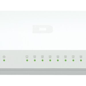 D-Link GO-SW-8GE - Interruptor - sem gestão - 8 x 10/100/1000 - desktop