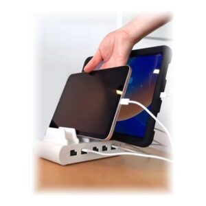 Compulocks 5 Port USB-C and USB-A Charging Dock with EU - Estação de carregamento - 150 Watt - 10 conectores de saída (5 x USB-C, 5 x USB Tipo A de 4 pinos) - União Europeia