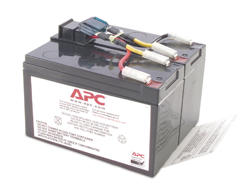 APC Replacement Battery Cartridge #48 - Bateria UPS - 1 bateria x - ácido de chumbo - para P/N: SMT750, SMT750C, SMT750CUS, SMT750I, SMT750TW, SMT750US, SUA750ICH-45, SUA750-TW