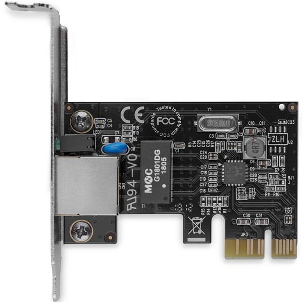 StarTech.com 1 Port PCIe Network Card - Low Profile - RJ45 Port - Realtek RTL8111H Chipset - Ethernet Network Card - NIC Server Adapter Network Card (ST1000SPEX2L) - Adaptador de rede - PCI Express x1 baixo perfil - Gigabit Ethernet x 1 - Image 5