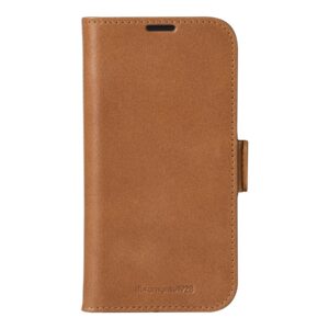 dbramante1928 Copenhagen - Capa flip cover para telemóvel - couro com granulação plena - canela - para Apple iPhone 16 Pro