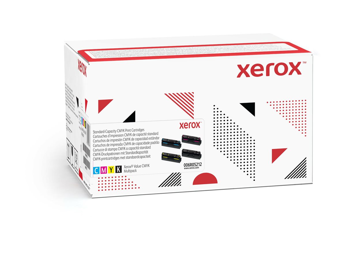 Xerox - Pack de 4 - azul cyan, preto, amarelo, magenta - original - caixa - cartucho de toner