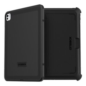 OtterBox Defender Series - Estojo de protecção tampa posterior para tablet - resistente - policarbonato, elastómero termoplástico (TPE) - preto - 13" - para Apple 13-inch iPad Pro (M4)