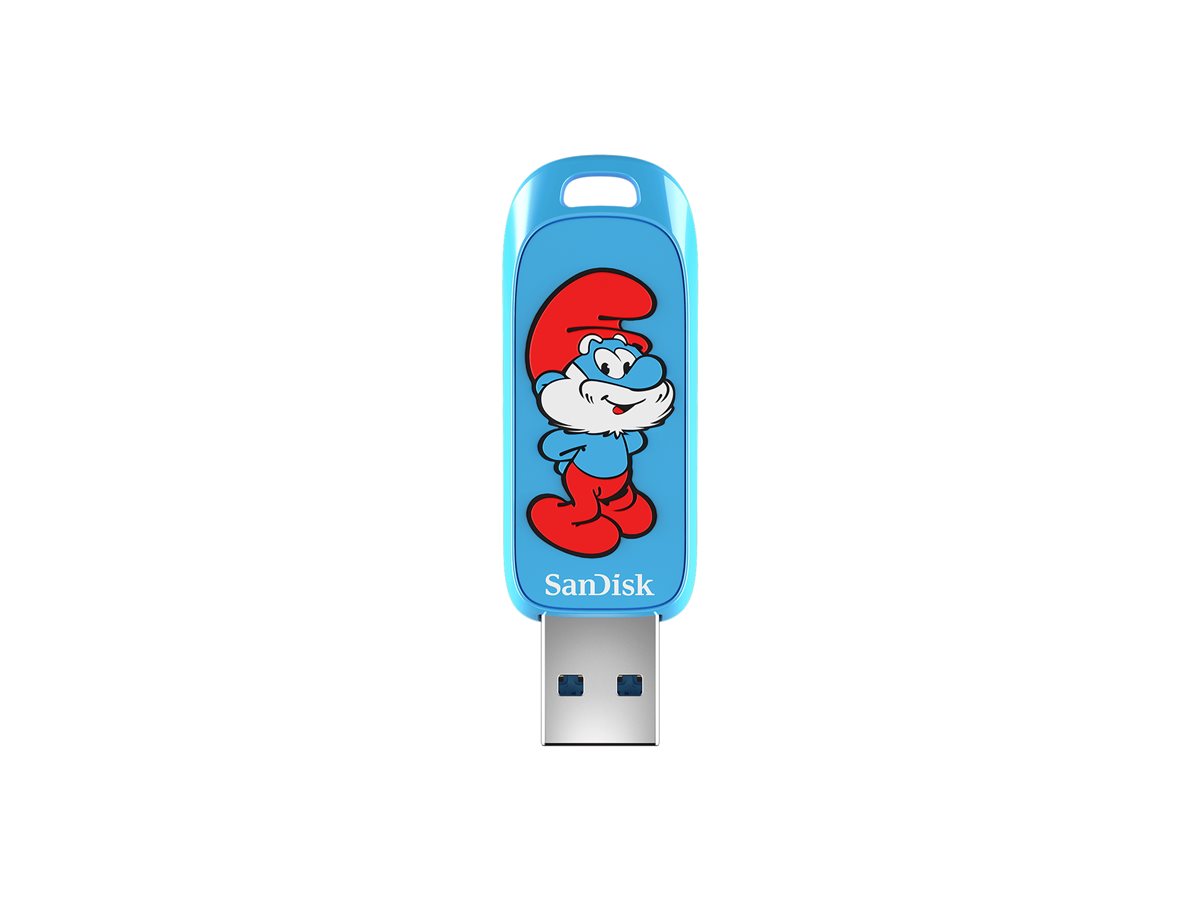 SanDisk Smurfs - Papa Smurf Edition drive flash USB - 128 GB - USB 3.2 Gen 1