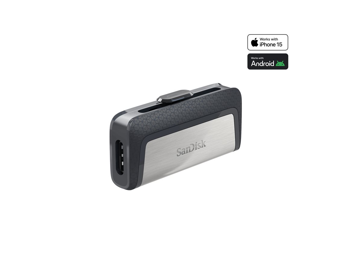 SanDisk Ultra Dual - Drive flash USB - 128 GB - USB 3.1 / USB-C
