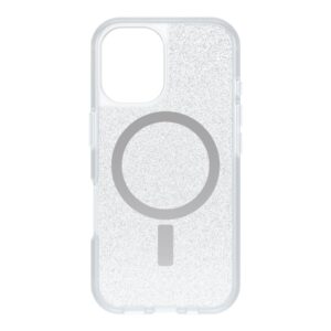 OtterBox React Series - Tampa posterior para telemóvel - compatibilidade MagSafe - poeira estelar (purpurina transparente) - para Apple iPhone 16