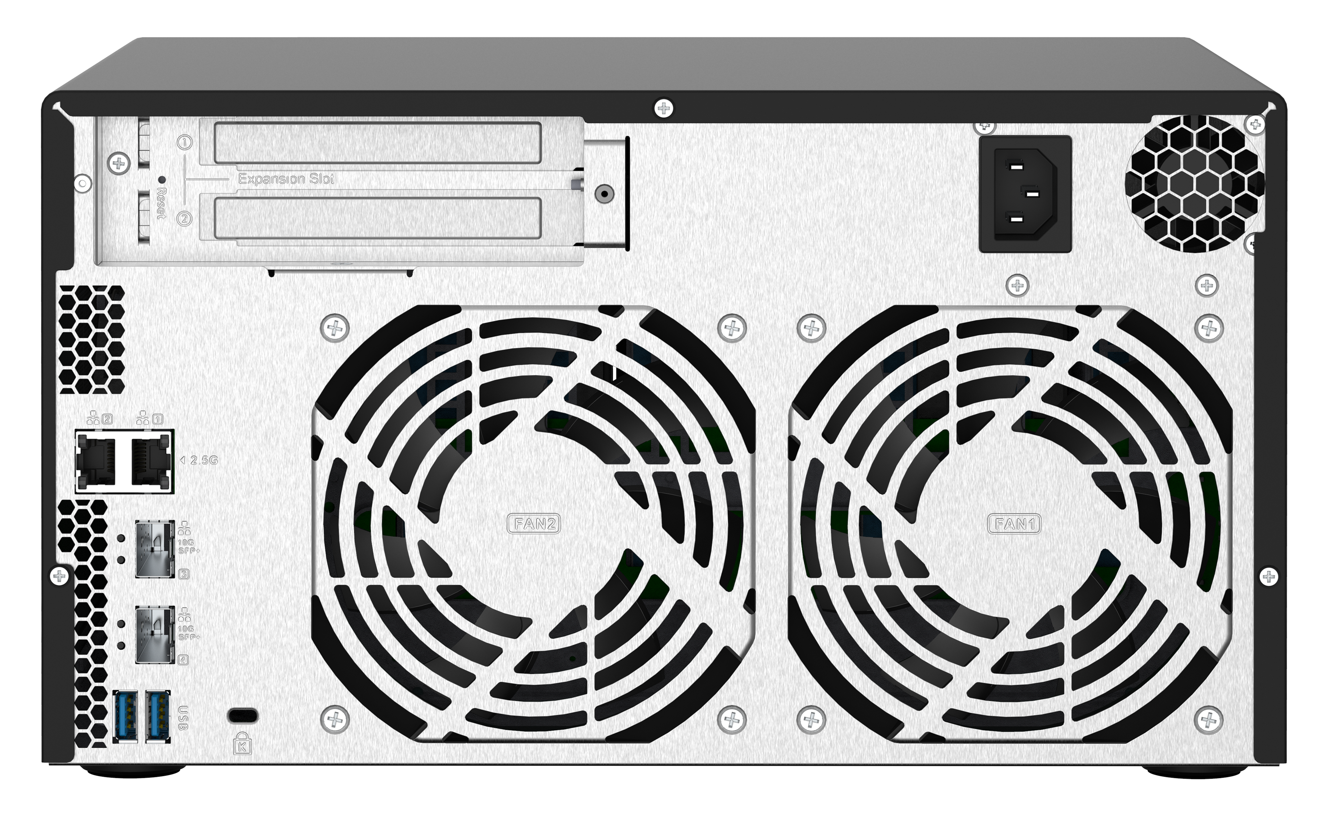 QNAP TS-832PX-4G - Servidor NAS - 8 baias - SATA 6Gb/s - RAID (expansão de disco rígido) 0, 1, 5, 6, 10, 50, 60, JBOD - RAM 4 GB - Gigabit Ethernet / 2.5 Gigabit Ethernet / 10 Gigabit Ethernet - iSCSI assistência - Image 6