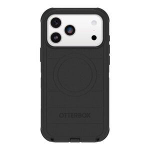 OtterBox Defender Series Pro - Tampa posterior para telemóvel - resistente - compatibilidade MagSafe - policarbonato, elastómero termoplástico (TPE), silicone, espuma visco-elástica - preto - para Apple iPhone 17 Pro Max