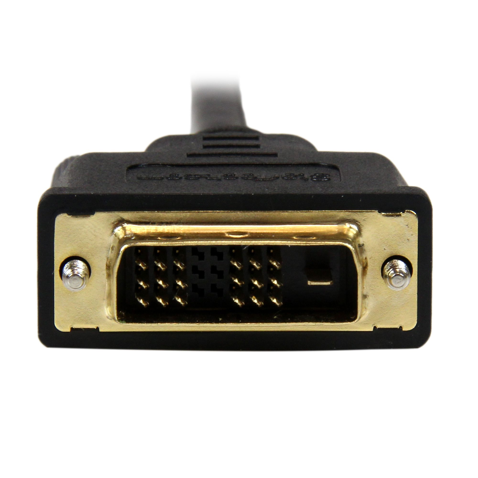 StarTech.com 2m Micro HDMI to DVI-D Cable - M/M - 2 meter Micro HDMI to DVI Cable - 19 pin HDMI (D) Male to DVI-D Male - 1920x1200 Video (HDDDVIMM2M) - Cabo adaptador - DVI-D macho para 19 pin micro HDMI Type D macho - 2 m - blindado - preto - Image 5