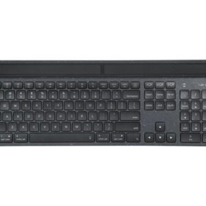 Targus EcoSmart - Teclado - captação sustentável de energia - full size - antimicrobiana - retroiluminação - sem fios - Bluetooth 5.0 - QWERTY - Espanhol - preto - recycled packaging