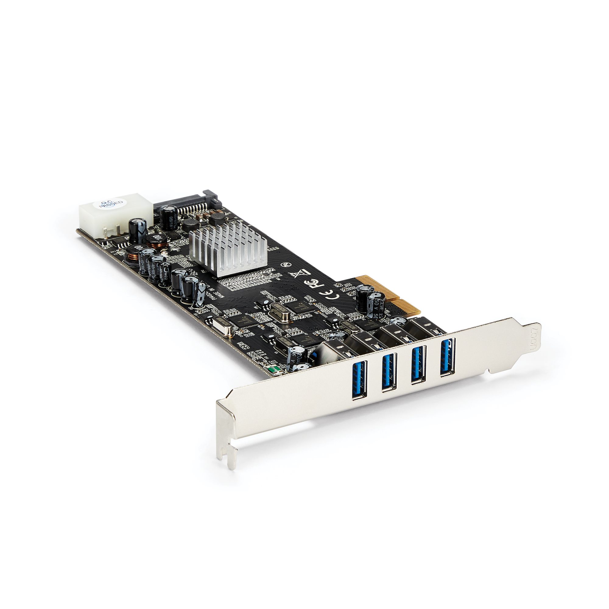 StarTech.com 4 Port USB 3.0 PCIe Card w/ 4 Dedicated Channels - UASP - USB 3.0 PCI Express Card Adapter - Adaptador USB - PCIe x4 - USB 3.0 x 4 - para P/N: BNDTB10GI, BNDTB210GSFP, BNDTB310GNDP, BNDTB410GSFP, BNDTB4M2E1, BNDTBUSB3142