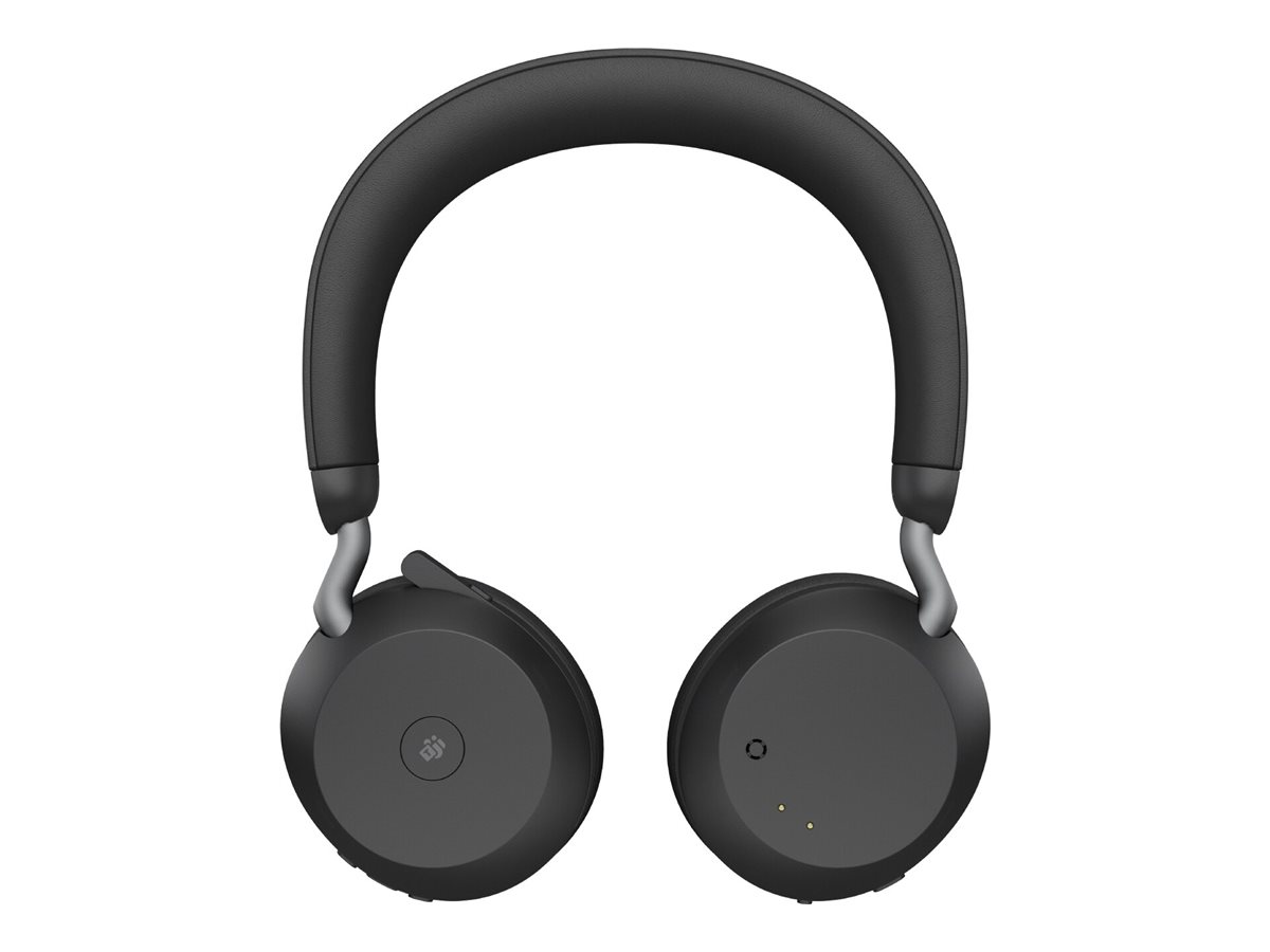 Jabra Evolve2 75 - Auscultadores - no ouvido - bluetooth - sem fios - cancelamento de ruído activo - USB-A - isolamento de ruído - preto - Certificado para Microsoft Teams - Image 2
