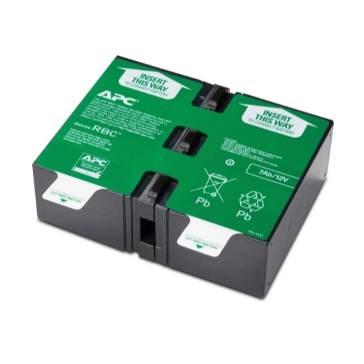 APC Replacement Battery Cartridge #123 - Bateria UPS - 1 bateria x - ácido de chumbo - para P/N: BX1350M, BX1350M-LM60, SMT750RM2UCNC, SMT750RM2UNC, SMT750RMI2UC, SMT750RMI2UNC