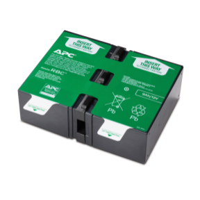 APC Replacement Battery Cartridge #124 - Bateria UPS - 1 bateria x - ácido de chumbo - para P/N: BR1500G-RS, BX1500M, BX1500M-LM60, SMC1000-2UC, SMC1000-2UTW, SMC1000I-2UC