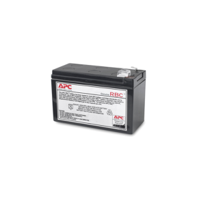 APC Replacement Battery Cartridge #110 - Bateria UPS - 1 bateria x - ácido de chumbo - preto - para P/N: BE650G2-CP, BE650G2-FR, BE650G2-GR, BE650G2-IT, BE650G2-SP, BE650G2-UK, BR650MI