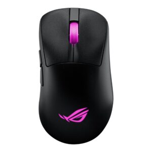 ASUS ROG Keris II Origin - Rato - ergonómico - óptico - 7 botões - sem fios, com cabo - 2.4 GHz, USB 2.0, Bluetooth 5.1 - recetor sem fios USB ROG Omni - preto