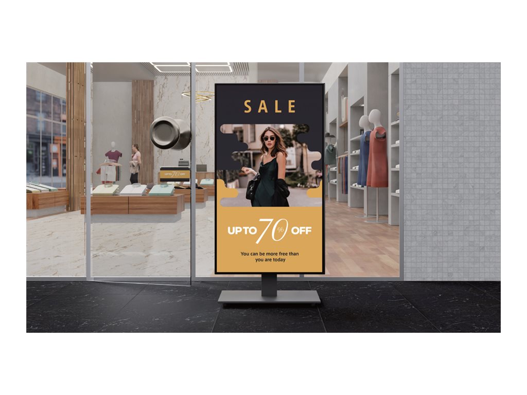 Sony Bravia Professional Displays FW-55BZ35L - 55" Classe Diagonal BZ35L Series ecrã LCD com luz de fundo LED - sinalização digital - Android TV - 4K UHD (2160p) 3840 x 2160 - HDR - Direct LED