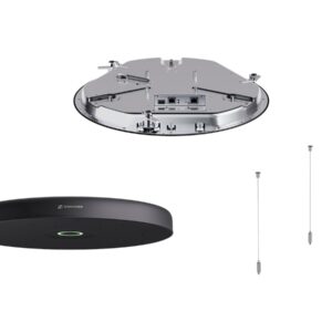 Sennheiser TeamConnect Ceiling Medium TCC M-S-B - Microfone - RJ-45 - preto