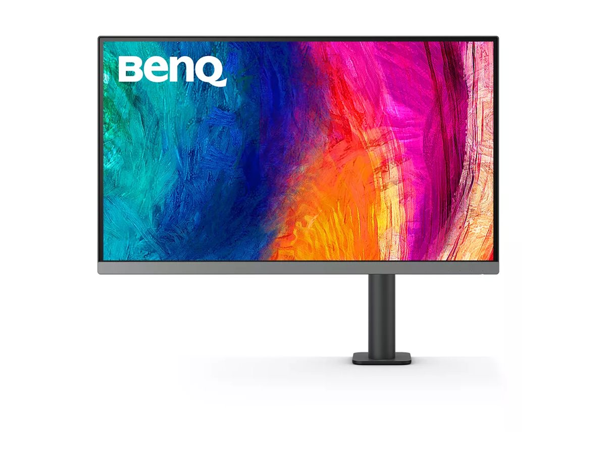 BenQ DesignVue PD2706UA - PD Series - monitor LED - 27" - 3840 x 2160 4K @ 60 Hz - IPS - 400 cd/m² - 1200:1 - DisplayHDR 400 - 5 ms - HDMI, DisplayPort, 2xUSB-C - altifalantes - cinza escuro