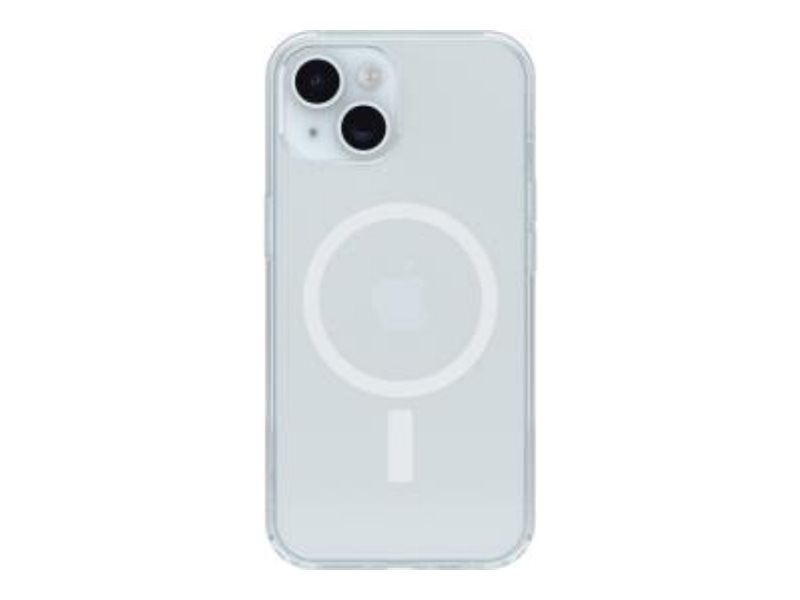 OtterBox Symmetry Series Clear - Tampa posterior para telemóvel - compatibilidade MagSafe - claro - para Apple iPhone 13, 14, 15, 16e