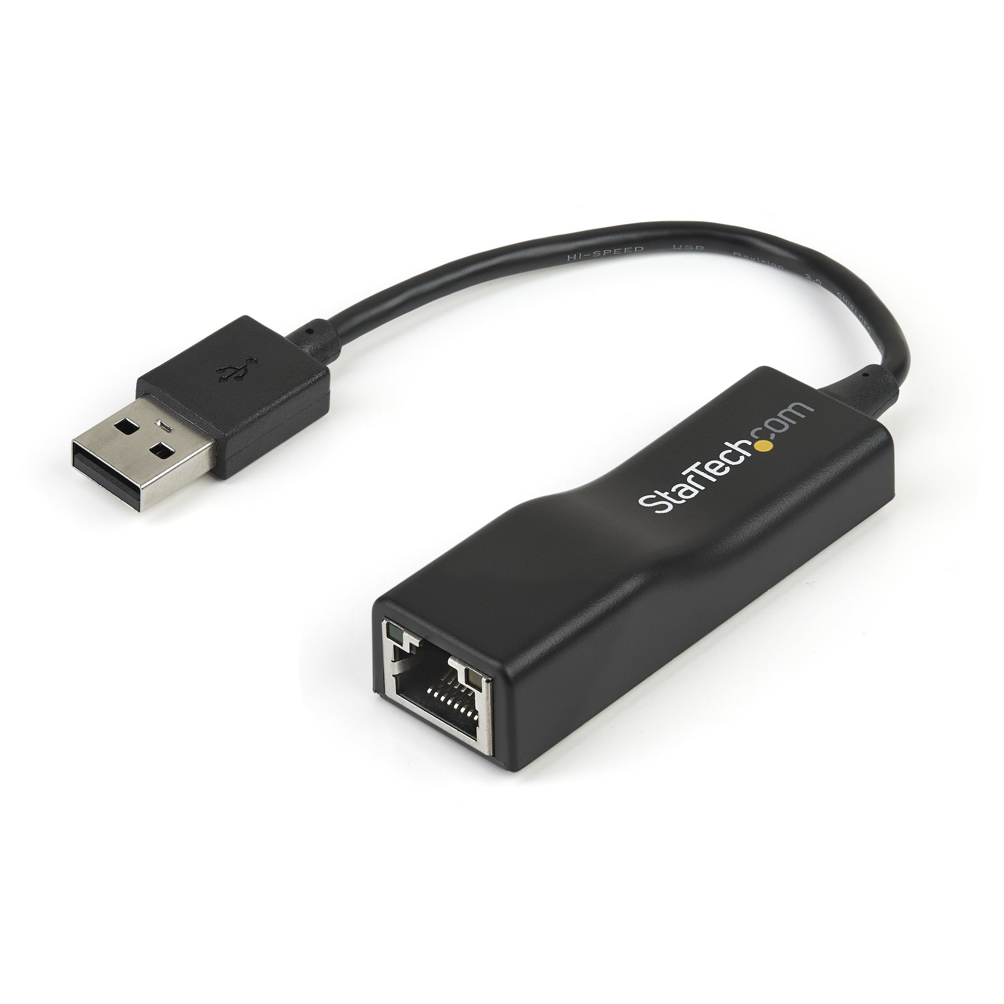 StarTech.com USB 2.0 to 10/100 Mbps Ethernet Network Adapter Dongle - USB Network Adapter - USB 2.0 Fast Ethernet Adapter - USB NIC (USB2100) - Adaptador de rede - USB 2.0 - 10/100 Ethernet - preto