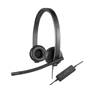 Logitech USB Headset H570e - Auscultadores - no ouvido - com cabo